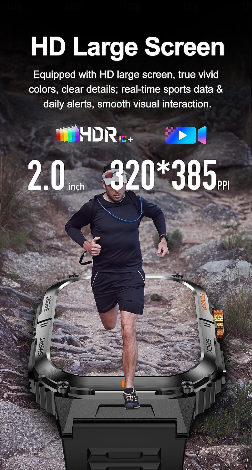 Новые умные часы с аккумулятором 1000 мА·ч, 25-дневным временем работы, мониторингом сна, несколькими функциями напоминания, корпусом из цинкового сплава, ремешком из жидкого силикона! Подходит для 2025 - $36.99 –P2