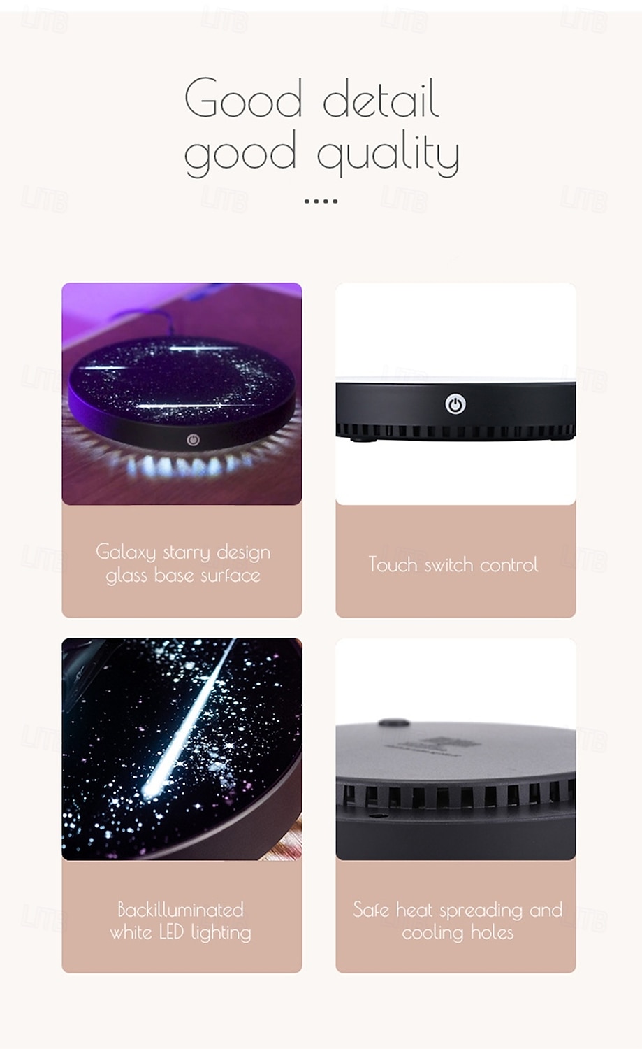 Magnetic Levitation Black Cast Car with Luminous Circular Starry Sky Base Featuring Real LED Energy-saving Lighting Effect Controlled By Switch Freely Rotating in The Air for Valentine's Day Gift 2026 - $109.99 –P15