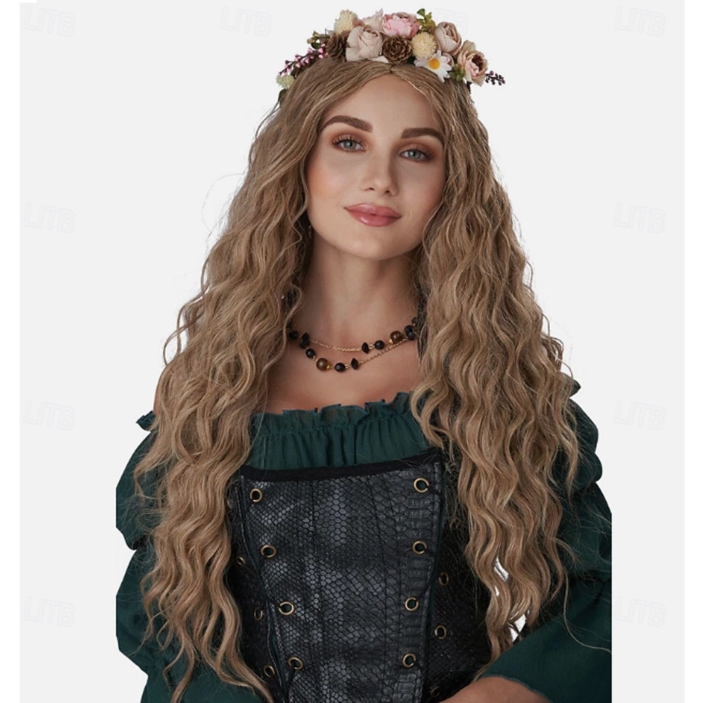 Peruca de fantasia de rainha donzela para adultos, ideal para festas de carnaval. de 2026 por $21.99 –P2