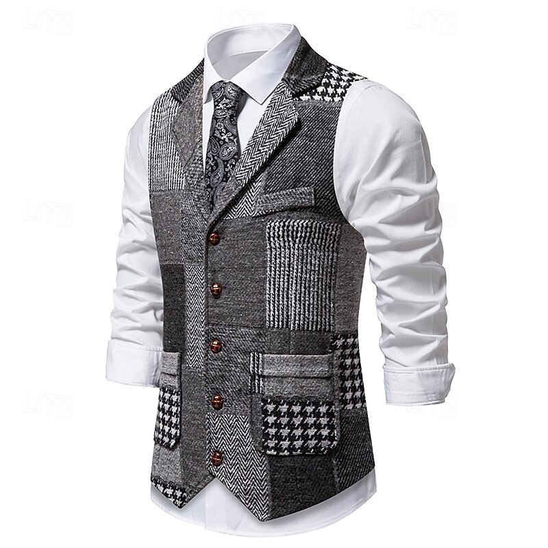 Retrò Vintage Anni Ruggenti Anni 1920 Gilet Il grande Gatsby Gangster Costume Per uomo Halloween Carnevale Mascherata Festa & Sera Adulti Gilet del 2026 a $35.99 –P3