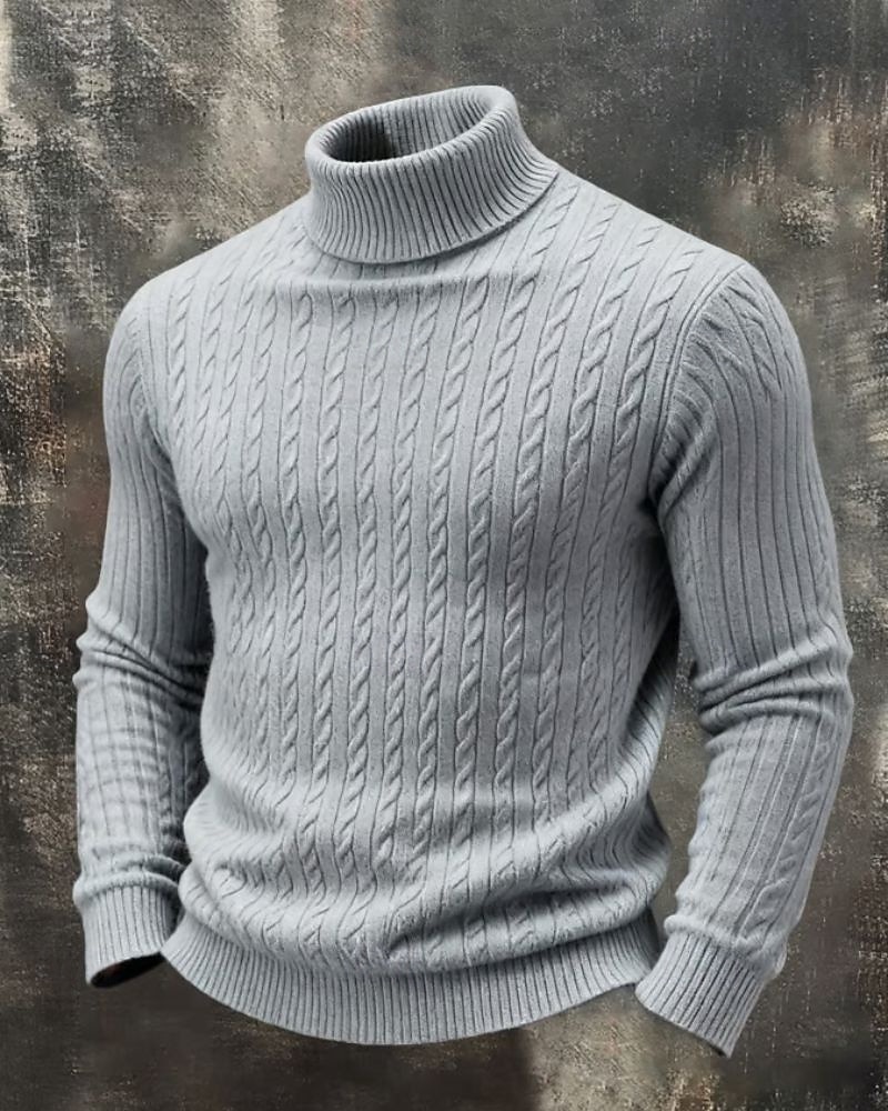 Homme Pull Pull Tricoté Côtelé Tricoter Hauts Réguliers Tricoté Couleur Unie Col roulé Mode Streetwear Occasionnel Tenue quotidienne Vêtement Tenue Automne Hiver Noir Blanche S M L de 2026 ? $22.99 –P7