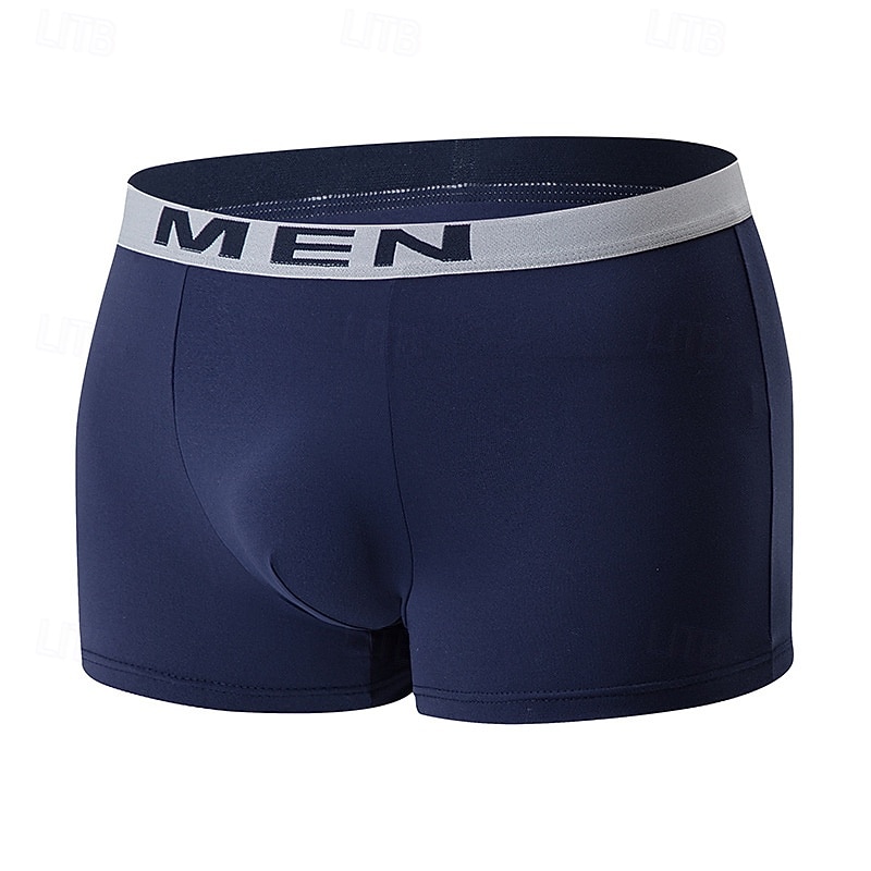 Men's 10 Pack Basic Panties Boxers Underwear Briefs Elastic Waist Terylene Breathability Comfortable Letters Multi color 2026 - $26.99 –P3