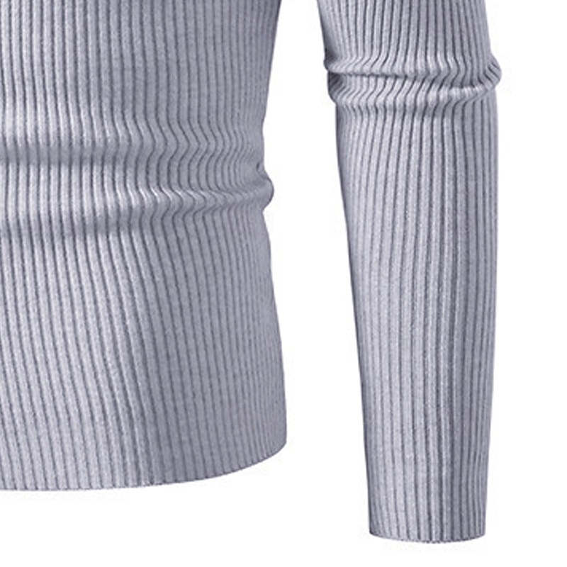 Miesten Neulos Neulepusero Joustin Neuloa Tavalliset topit Kudottu Tiukka Tavallinen Poolokaulus Neuleet Klassinen Kausaliteetti Arki-asut Vaatetus Syystalvi Sininen Viini M L XL 2025 - $21.99 –P17