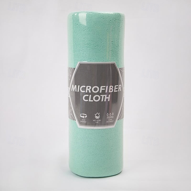 Papírové utěrky z mikrovlákna, opakovaně použitelné, v roli, silné savé, trhací čisticí utěrky, víceúčelové kuchyňské ubrousky, trhací utěrky na nádobí, prádlo, úklidové potřeby 2026 - $13.99 –P15