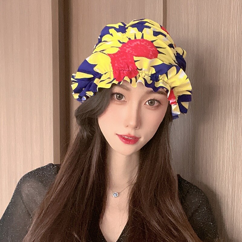 Rynkad badmössa Duschmössor Badmössa för Vuxen Nylon Vattentät Hårskydd Surfing Strand 2026 - $12.99 –P8