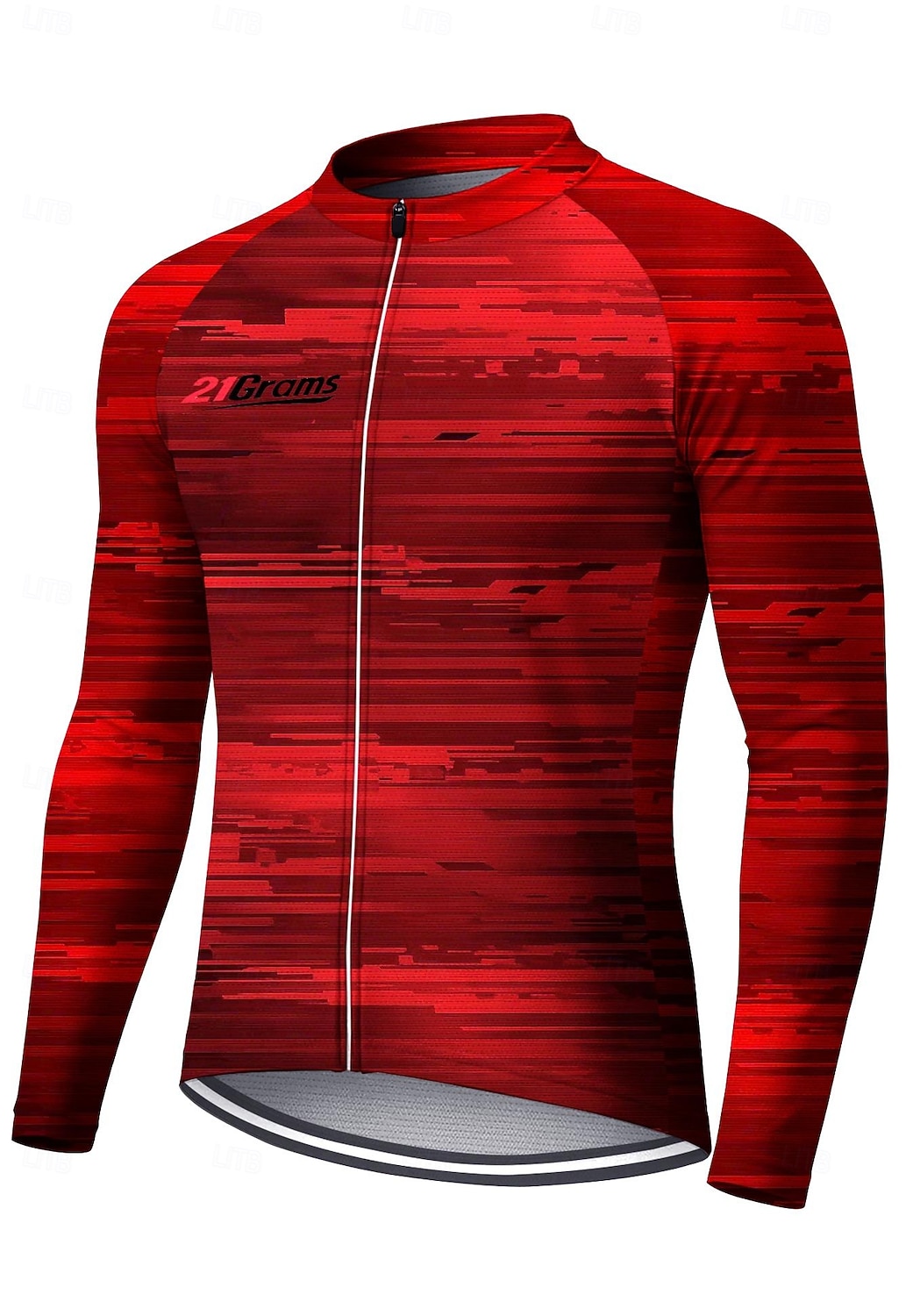 Άντρες Φανέλα ποδηλασίας Ντάουνιλ Τζέρσεϋ Γεωμετρικό Αφηρημένο Χρώμα αντίθεσης Μακρυμάνικο Ποδήλατο Μπλουζάκι Αθλητική μπλούζα Ρούχα συμπίεσης με 3 πίσω τσέπες Ποδηλασία Βουνού Ποδηλασία Δρόμου 2026 - $32.99 –P4