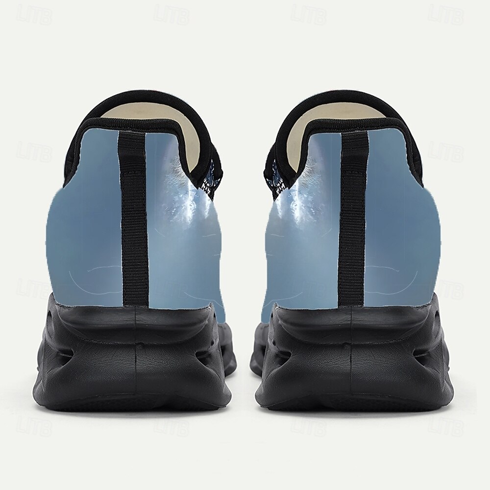 Weihnachtssneaker mit lächelndem Weihnachtsmann-Motiv für fröhliches und festliches Schuhwerk 2026 - $42.99 –P6