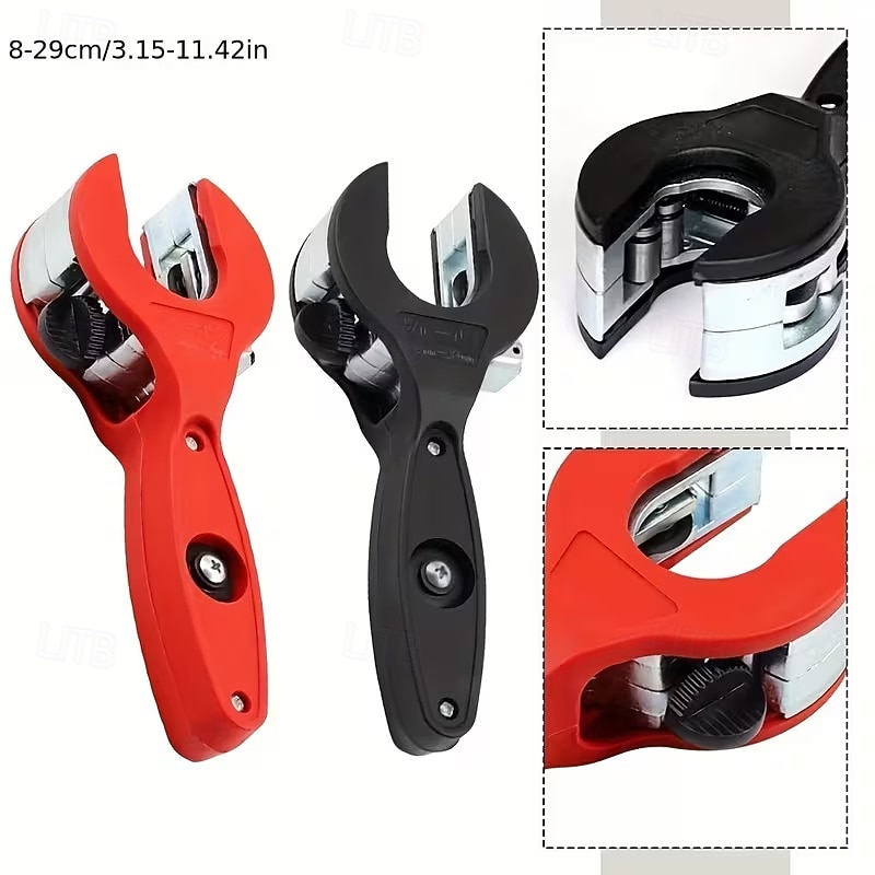 tăietor de țevi cu clichet de calitate profesională - construcție din oțel lustruit rezistent, mâner ergonomic antiderapant, acționare hexagonală de 1/4" pentru cupru, aluminiu, fier, oțel inoxidabil, 2026 - $25.99 –P2