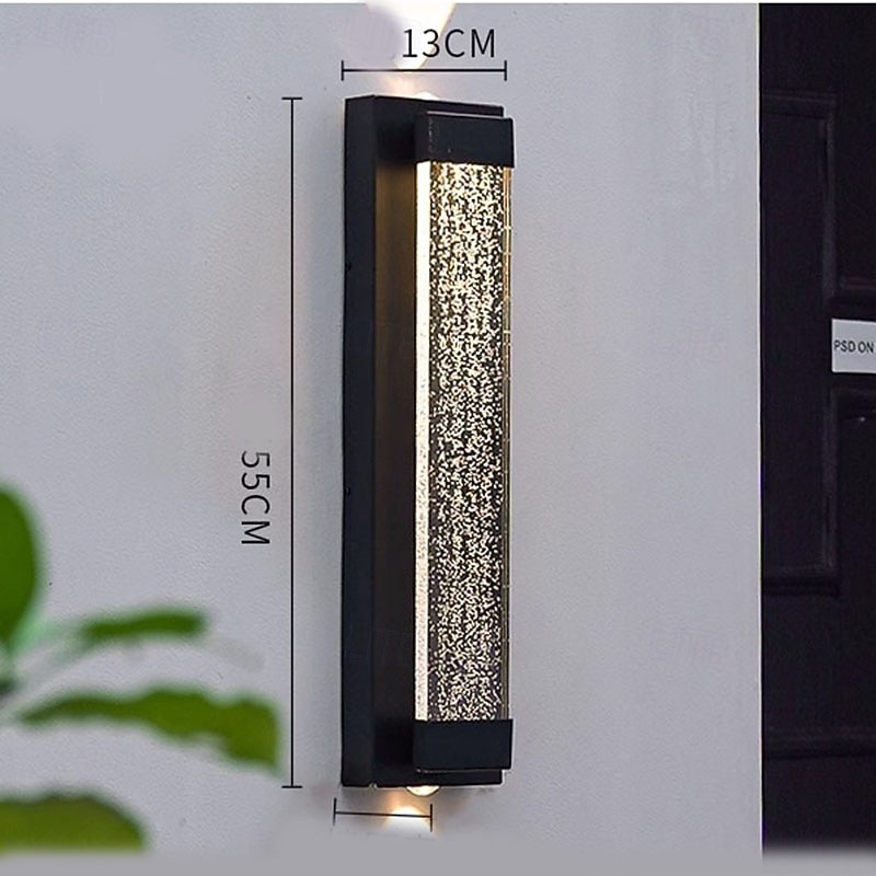 LED-buitenverlichting met bubbelglas, waterdichte zwarte buitenlamp voor wandmontage, geschikt voor buitenverlichting in huizen, vaste draad 2026 - $182.99 –P5