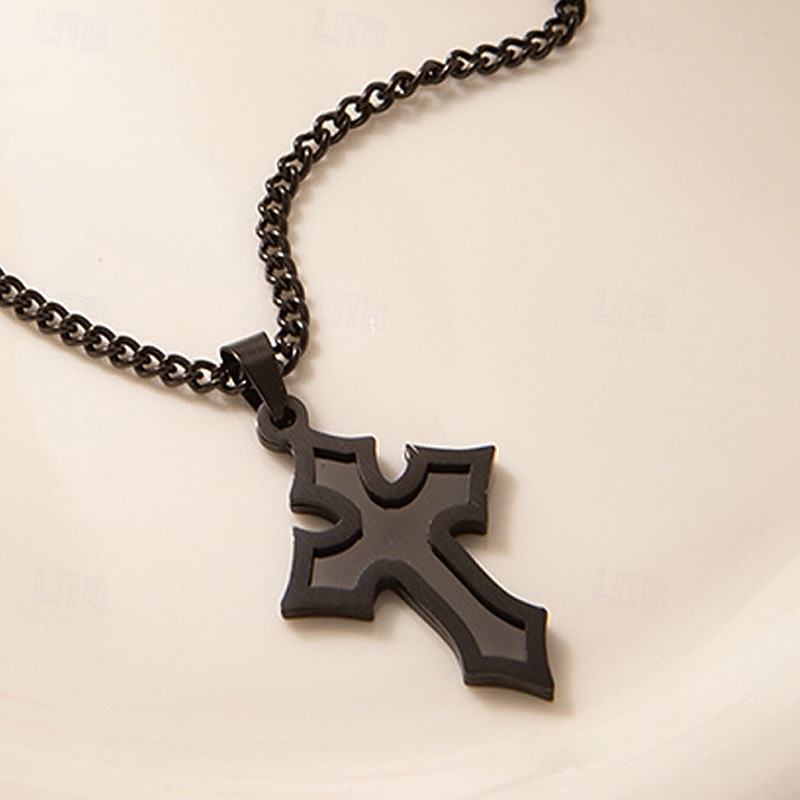 1 pièce Collier pendentif Collier For Femmes Rue Cadeau Quotidien Alliage Classique Croix de 2025 ? $13.99 –P3