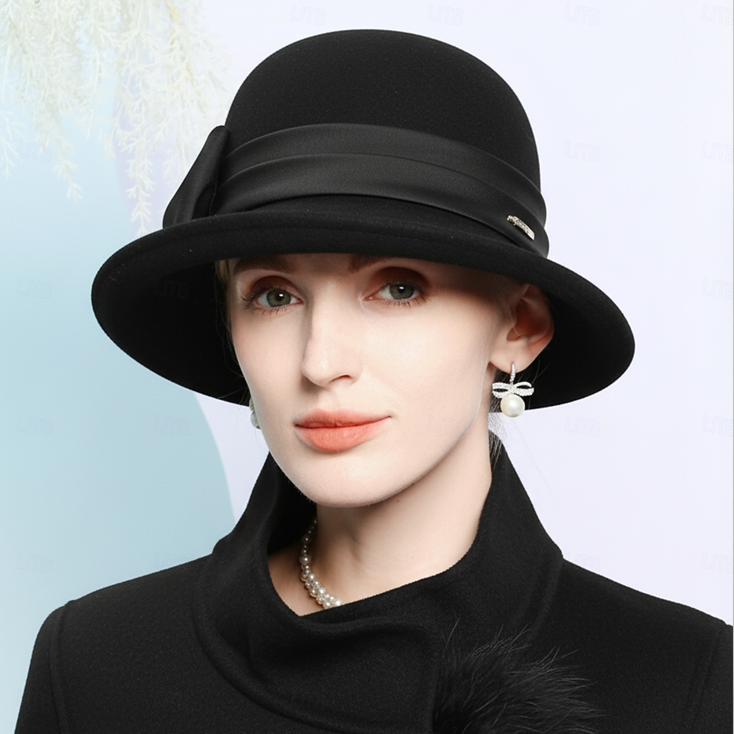 hatut 100% villa Kellohattu Lierihattu Häät Teekutsut Tyylikäs Häät Kanssa Ruseteilla Liitos Päähine Päähineet 2026 - $49.99 –P12