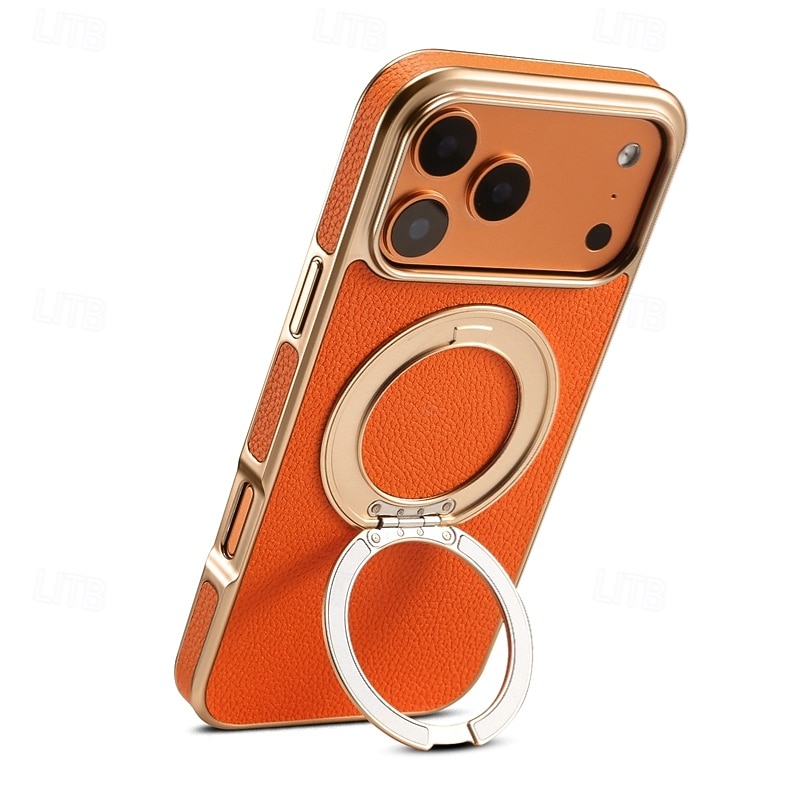 телефон Кейс для Назначение iPhone 17 Pro Max 16 15 14 Pro Max 13 Pro Max Кейс на заднюю панель со стендом Защита от удара Ретро Покрытие 2025 - $20.99 –P3