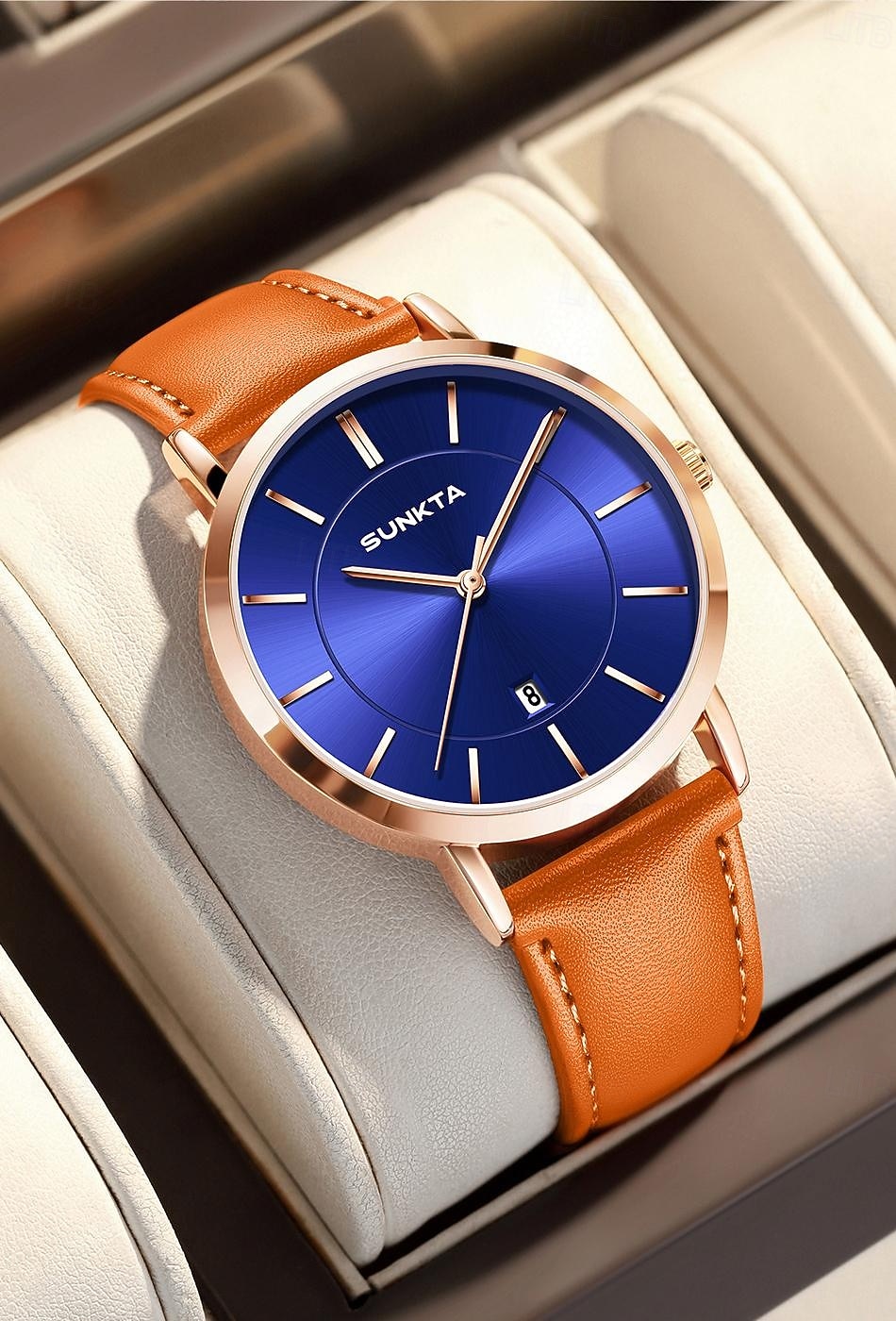 LIGE Men Quartz Watch Business Waterproof PU Leather Watch 2026 - $18.99 –P15