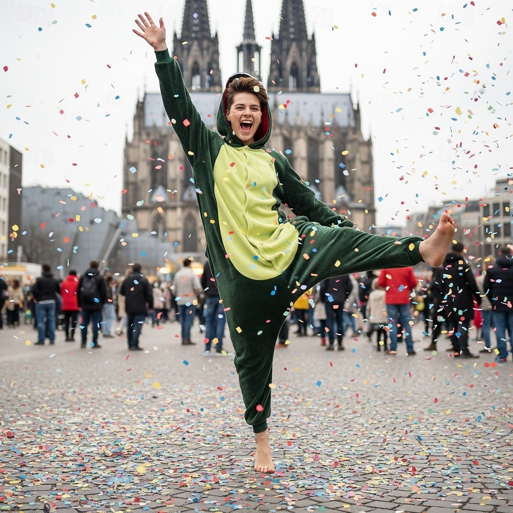 Piżama Kigurumi Wymyślny kostium Odzież nocna Zwierzę Dinozaur Kreskówka Ciepłe Piżama zabawny kostium Dla dorosłych Dla obu płci Mężczyźni i kobiety Święta Halloween Karnawał Impreza Spektakl 2026 - $37.99 –P11