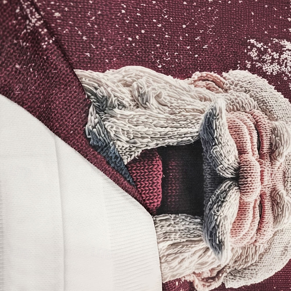 Ugly Christmas Sweater Men's Santa Claus Print Pullover Sweater Jumper Knitwear Crewneck Casual Vacation Daily Keep Warm Long Sleeve Spring Fall Winter White / Red Yellow Red 2026 - $37.99 –P10