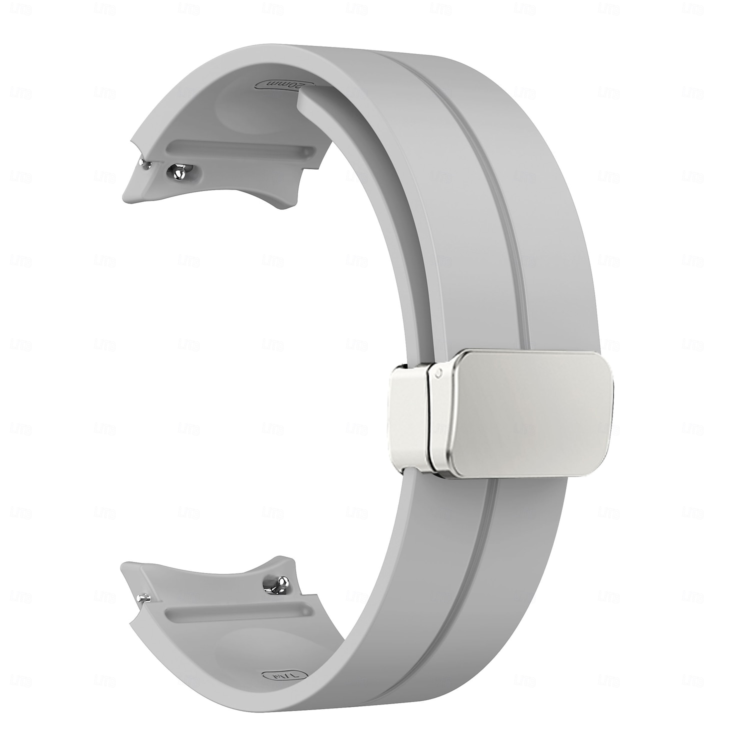 2026年 時計バンド のために Samsung Galaxy Watch 7/6/5/4  40/44mm, Watch 5 Pro 45mm, Watch 6 Classic 43/47mm, Watch 4 Classic 42/46mm シリコーン 置換 ストラップ 調整可 スポーツバンド モダンバックル リストバンド  コレクション – $10.99 –P18