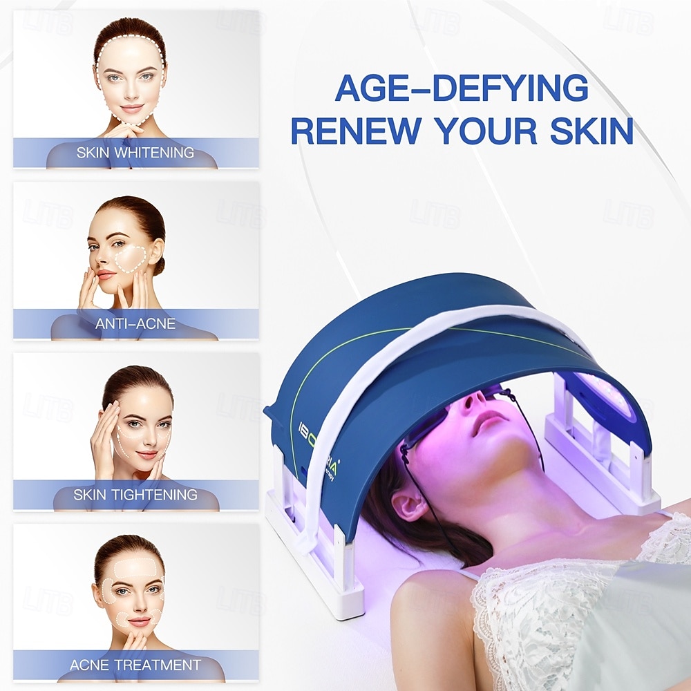 New Hot Selling LED Silicone Beauty Lamp Beauty Instrument Whole Body Red and Blue Photon Rejuvenation Spectrometer Reduces Wrinkles Increases Skin Elasticity Eliminates Stubborn Fat Optimizes Co 2026 - $290.69 –P6