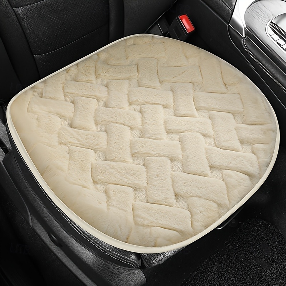 Talvilämmitys autoon/istuimeen - pehmeä, pörröinen ja lämmin, sopii ajoneuvoihin, vaaleanpunainen pehmeäkantinen &vaahtomuovitäyte (ei mitään/) - mukavat kylmän sään lisävarusteet liukumaton 2025 - $17.99 –P4