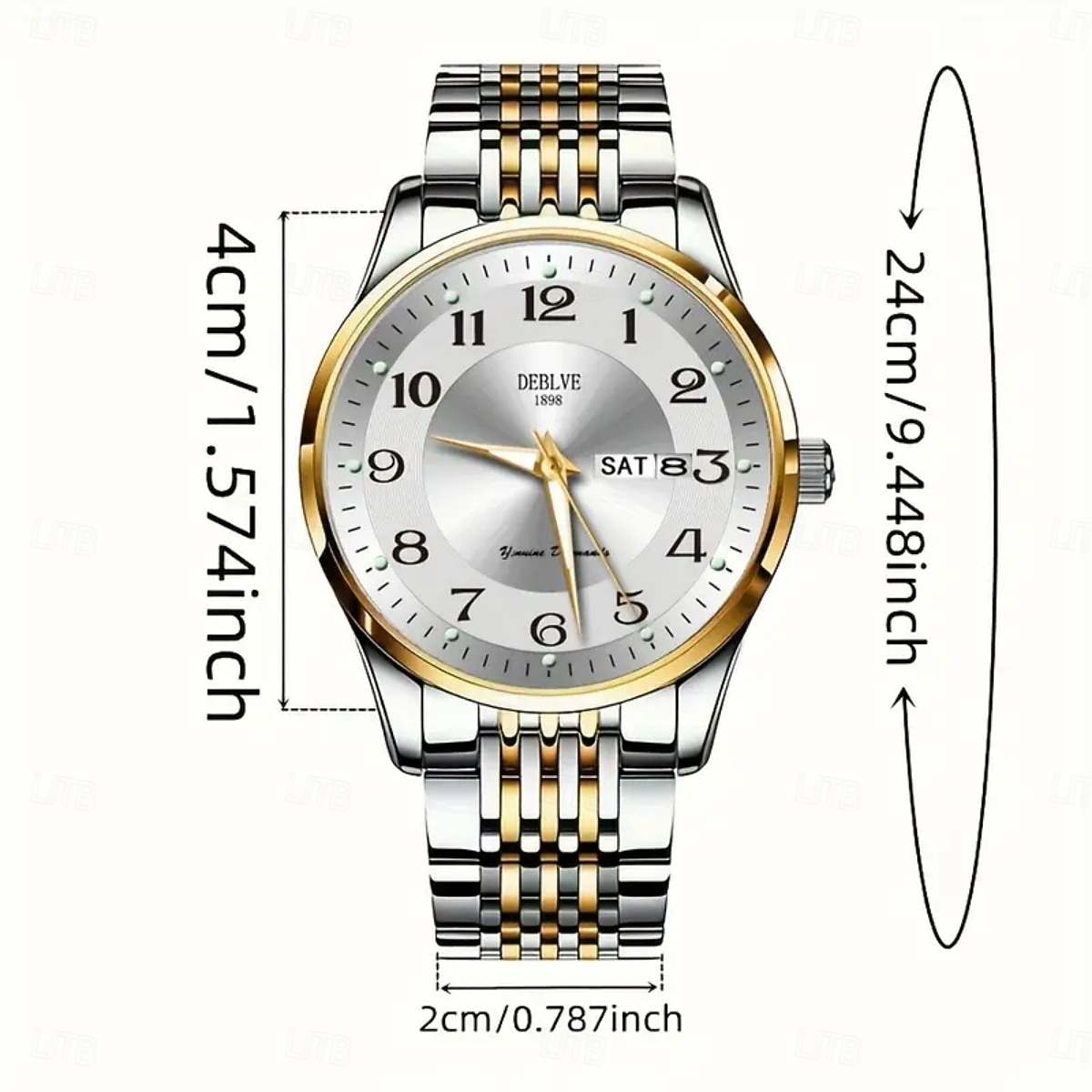 Advanced Men's Wristwatch Fashionable Men's Quartz Watch Fashionable Calendar Luminous Dial The Best Gift Choice for Men 2026 - $22.99 –P4