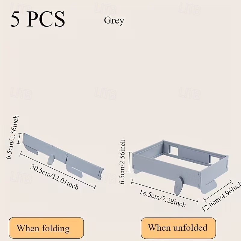 5 kpl kokoontaitettava monitoiminen roskapussiteline seinälle, muovipussiteline kotikeittiöön ja kylpyhuoneeseen, monikäyttöinen roskapussiteline, ei poraamista 2026 - $15.99 –P6