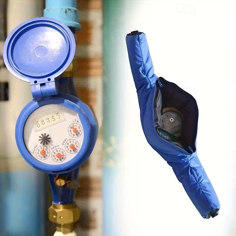 2026年 冬の凍結防止用屋外メーターカバー、圧力真空ブレーカー用取り外し可能な断熱ポリエステルパイププロテクター &逆流防止装置、寒冷地用耐候性不凍液ポーチ、住宅資産維持のための耐久性のある生地  コレクション – $12.99 –P5