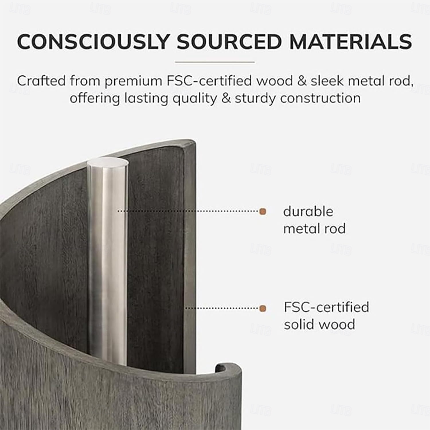 Mountain Paper Towel Holder Countertop with Mango Wood Round Base and Holder, Wood Paper Towel Holders Countertop, Spiral Design Decorative Storage Box for Bathroom Storage 2026 - $32.99 –P11