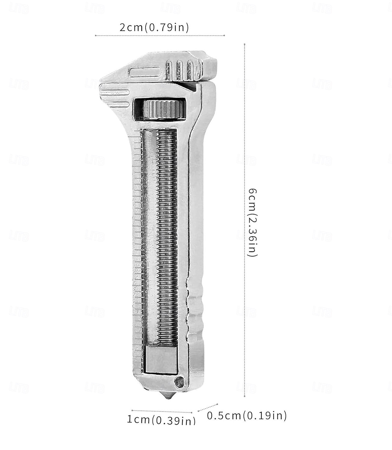 2026年 ミニレンチマルチツール、ポケットマルチツールミニレンチ、コンパクトなチタンマルチツール、キーチェーンマルチツール、ボトルオープナーキーチェーン、バックパッキング、キャンプ、ハイキングの日常の準備に  コレクション – $9.99 –P14