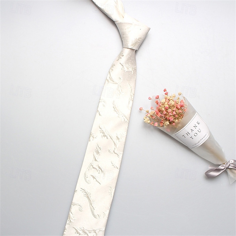 Voor heren Stropdassen Modieus Klassiek Modern eigentijds Met Patroon Bruiloft Alledaagse kleding 2026 - $8.99 –P4