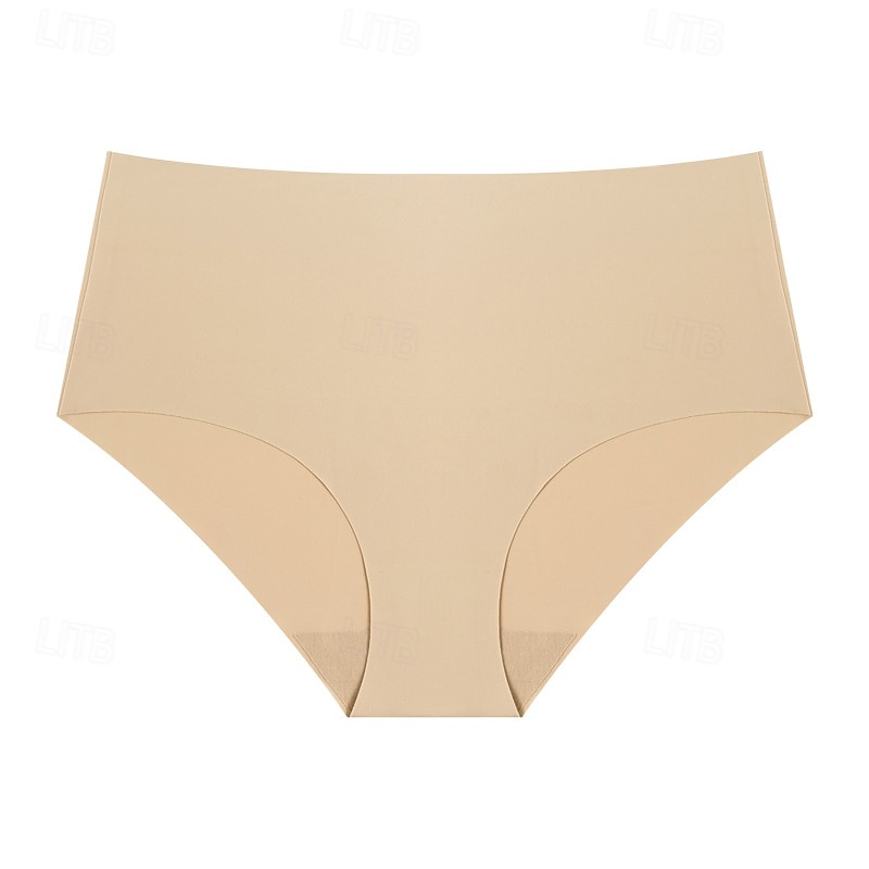 Dámské Kalhotky Elastický pasNightwearNylon Dovolená Domů Denní Jednobarevné Roztomilý Černá Fialová Béžová Jaro léto Podzim zima 2026 - $3.49 –P3