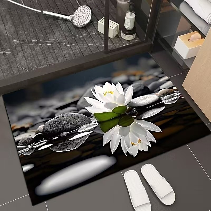 3D Optical Illusion Doormat Visual Trap Floor Mat Non Slip Water Absorbing for Bathroom Shower Entryway Indoor Outdoor Diatomaceous Earth Quick Dry Absorbent 20 x 31 inch 2026 - $16.49 –P18