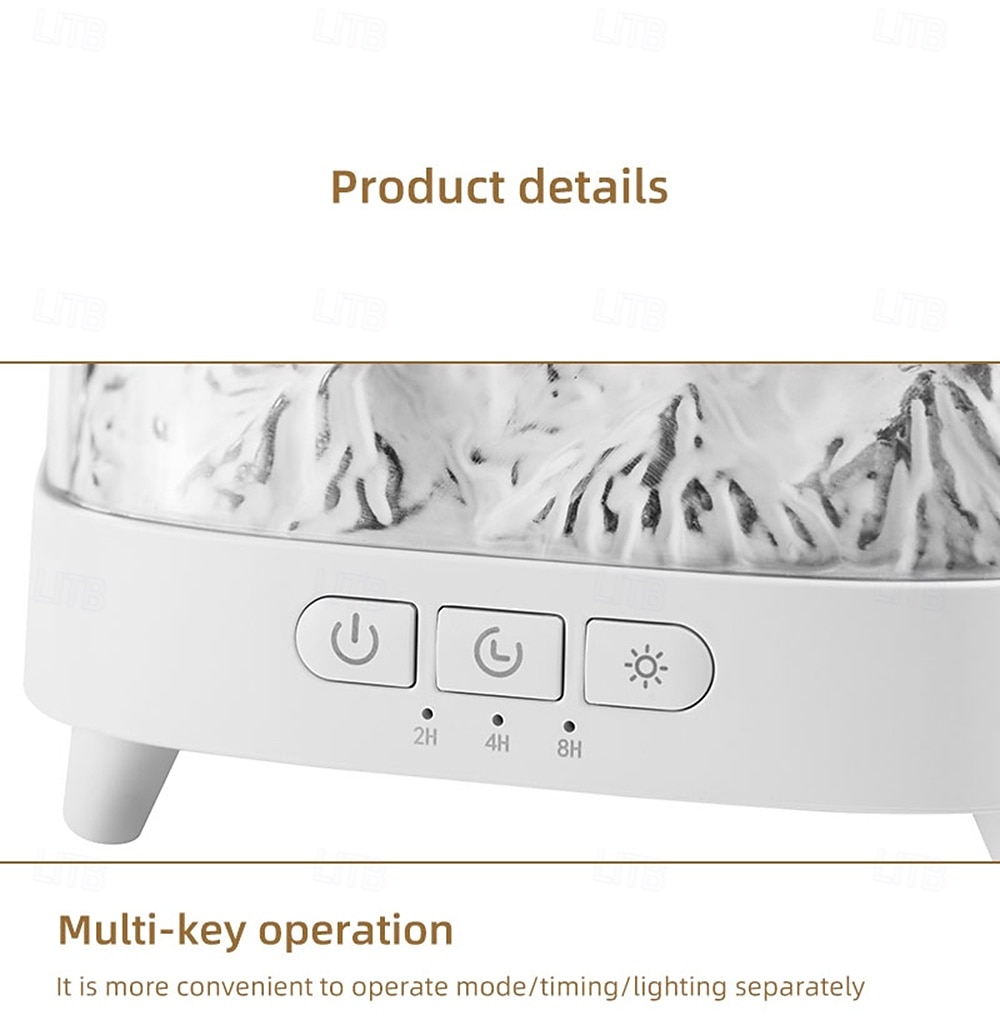 Air Spray Humidifier with Essential Oil Fragrance Expansion Function Adjustable Seven Color Light Suitable for Home Bedroom and Holiday Gifts Bedroom Rain Humidifier Desktop Humidifier Living Roo 2026 - $43.99 –P14