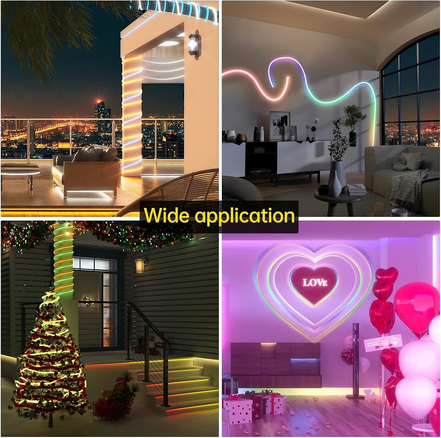 Система силиконовых светодиодных каналов 16,4 фута/5 м 32,8 фута/10 м белая 14 мм 16 мм водонепроницаемая гибкая неоновая лента для светодиодных лент 10 мм 12 мм (светодиодные ленты не входят в 2026 - $25.99 –P8