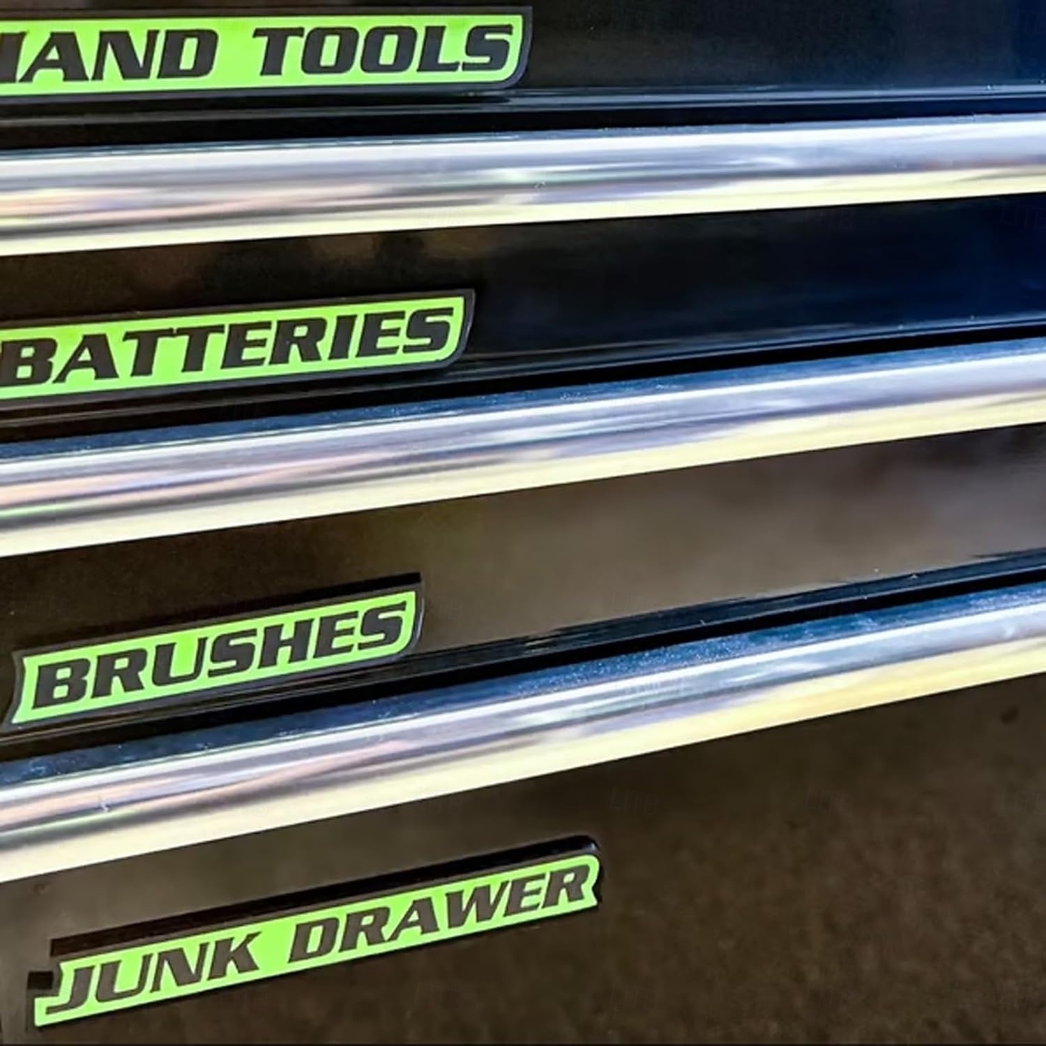 12 kappaleen pakkaus magneettisia työkalupakkietikettejä, 3D-tulostettuja työkalupakkietikettejä, yleisiä työkalupakkien järjestelytarvikkeita, uudelleenkäytettäviä etikettejä teräksisille 2026 - $15.99 –P8