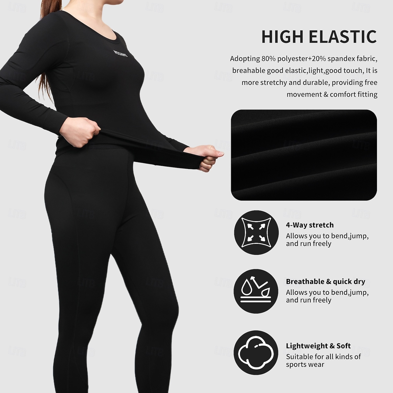 WOSAWE women's spring and autumn quick drying leggings for cycling hiking sports moisture wicking breathable comfortable underwear long pants BF133 2026 - $36.99 –P16