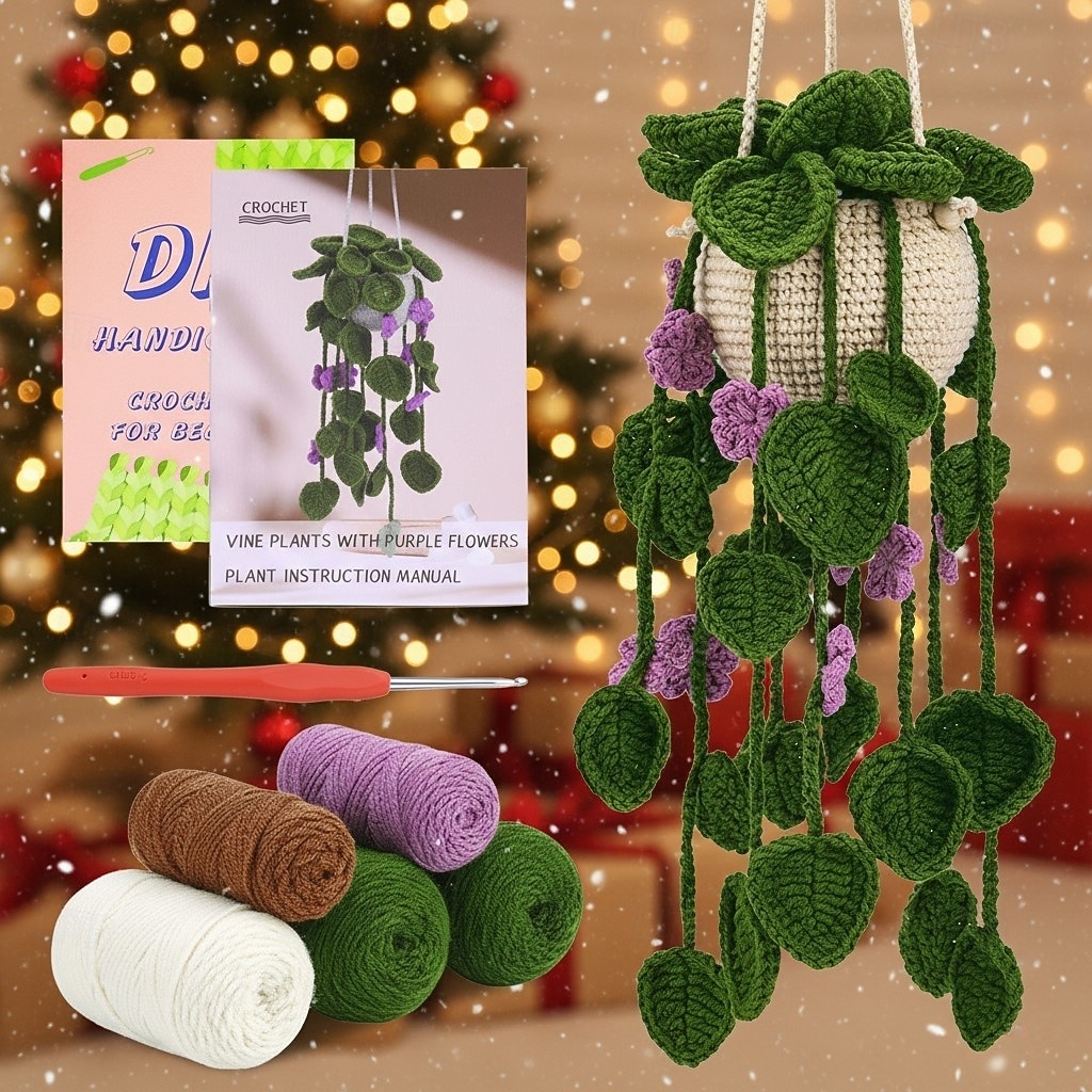 Kit di uncinetto per principianti kit di uncinetto per principianti kit di avvio completo per adulti kit di uncinetto e maglieria con video tutorial passo-passo regalo di Natale del 2025 a $20.99 –P5