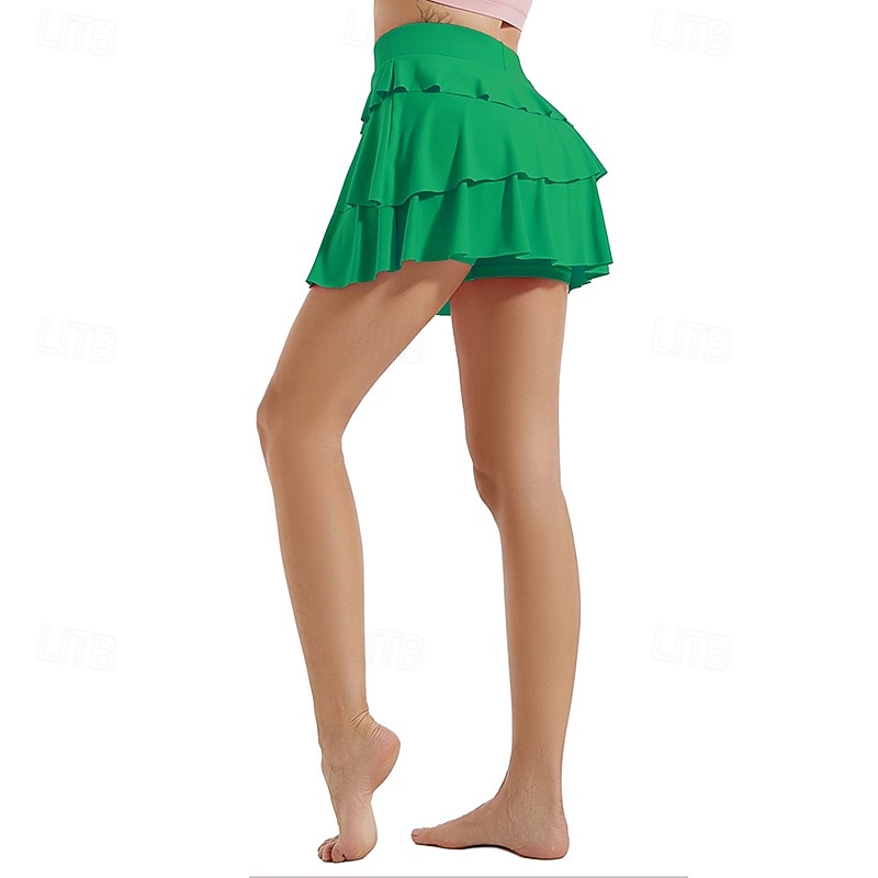 Naisten Yhtenäinen Rento hame Tennishame Tennishortsit Nopea kuivuminen Hengittävä Tennis Urheilu Juoksu Alaosat Musta Pinkki Sininen Tennisvaatteet 2026 - $16.49 –P2