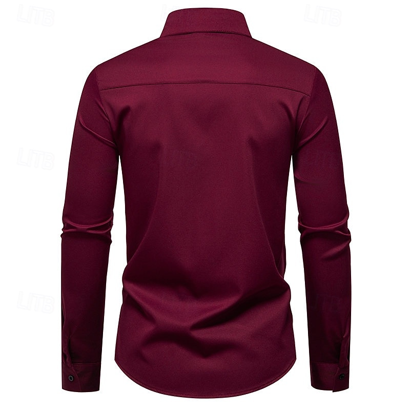 Anni Ruggenti Anni 1920 Retrò Vintage Blusa / Camicia Gangster Testimoni dello Sposo Slim Fit Costume Per uomo Mascherata Abbigliamento da sera Affari / Cerimonia / Matrimonio Addio al Nubilato Adulti del 2026 a $34.99 –P12