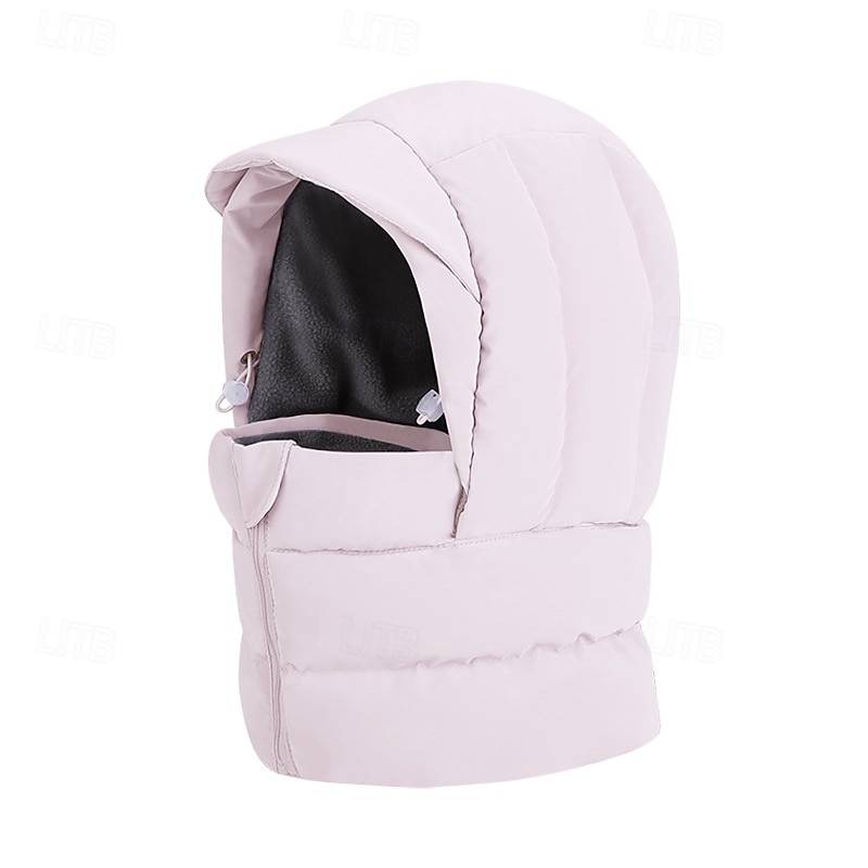 vinterlue ansiktsmaske skjerf lue i ett stykke for sykkelhjelm kompatibel med fleecefôr hørselbeskyttelse halsvarmer kaldt vær utendørs strikket lue 2025 - $15.99 –P8