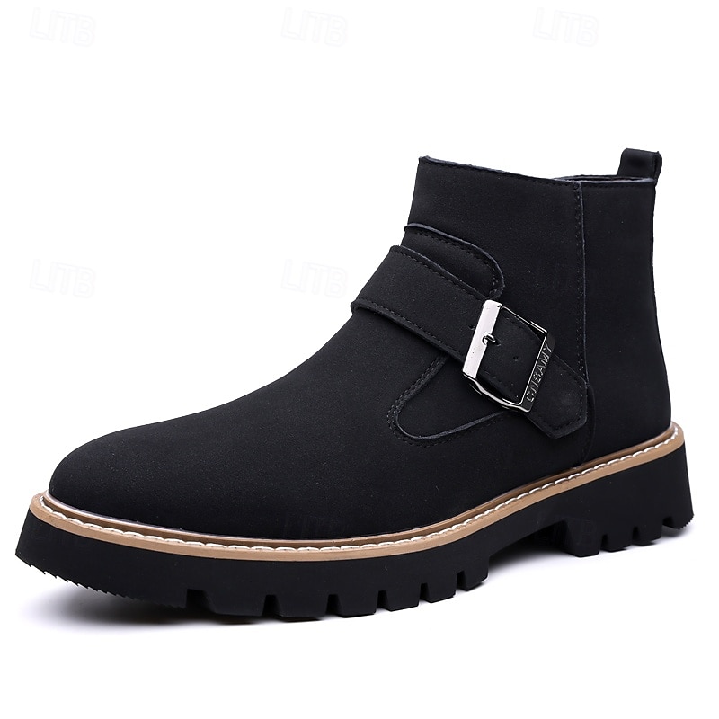 Bottes Chelsea turquoise pour hommes – élégantes et résistantes, idéales pour les sorties hivernales décontractées et les activités de plein air de 2025 ? $54.99 –P8