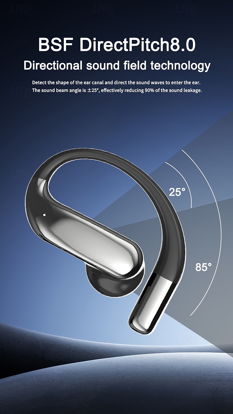 Intelligent AI Translation Earbuds Private-Mould OWS Semi-In-Ear Sports Earhook Bluetooth Earphones Extra-Long Battery Life Valentine's Day Gift 2026 - $26.99 –P4