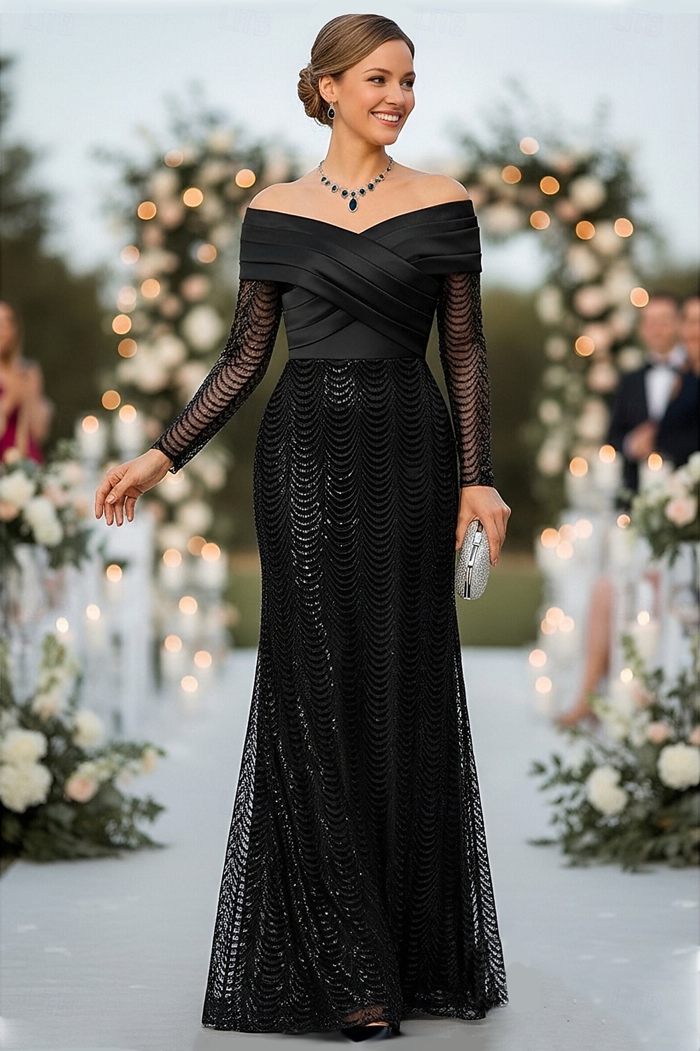 semi formal wedding guest dress long sleeve Long Sleeve Wedding Guest Dresses