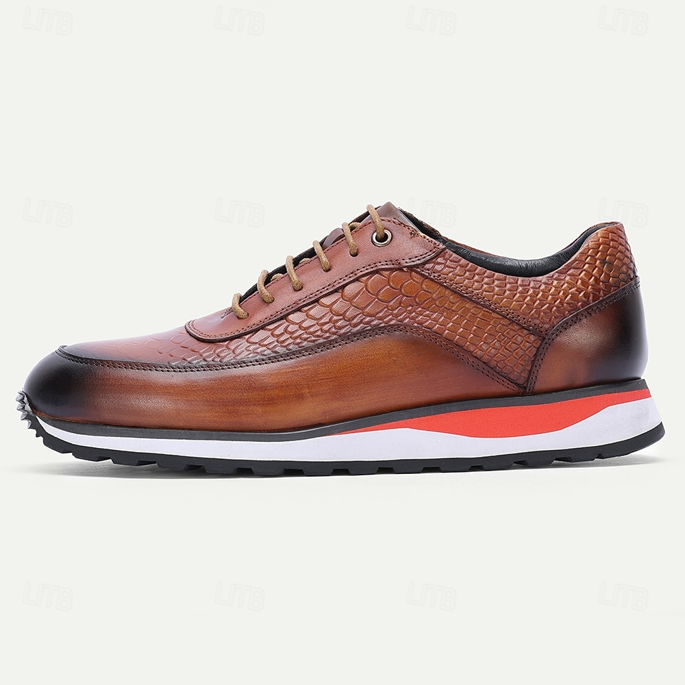 Tênis casuais masculinos pretos e vermelhos para casamento – design esportivo elegante com ajuste confortável, ideal para convidados de casamento, casamentos na praia e celebrações informais. de 2026 por $94.99 –P6
