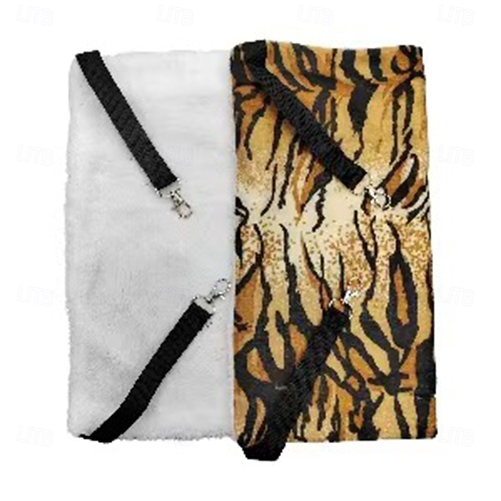 κομψή αιώρα γάτας με λεοπάρ μοτίβο - μαλακό βελούδινο κρεμαστό κρεβάτι για γάτες &μικρά κατοικίδια - άνετα &τάσεις 2025 - $13.99 –P12