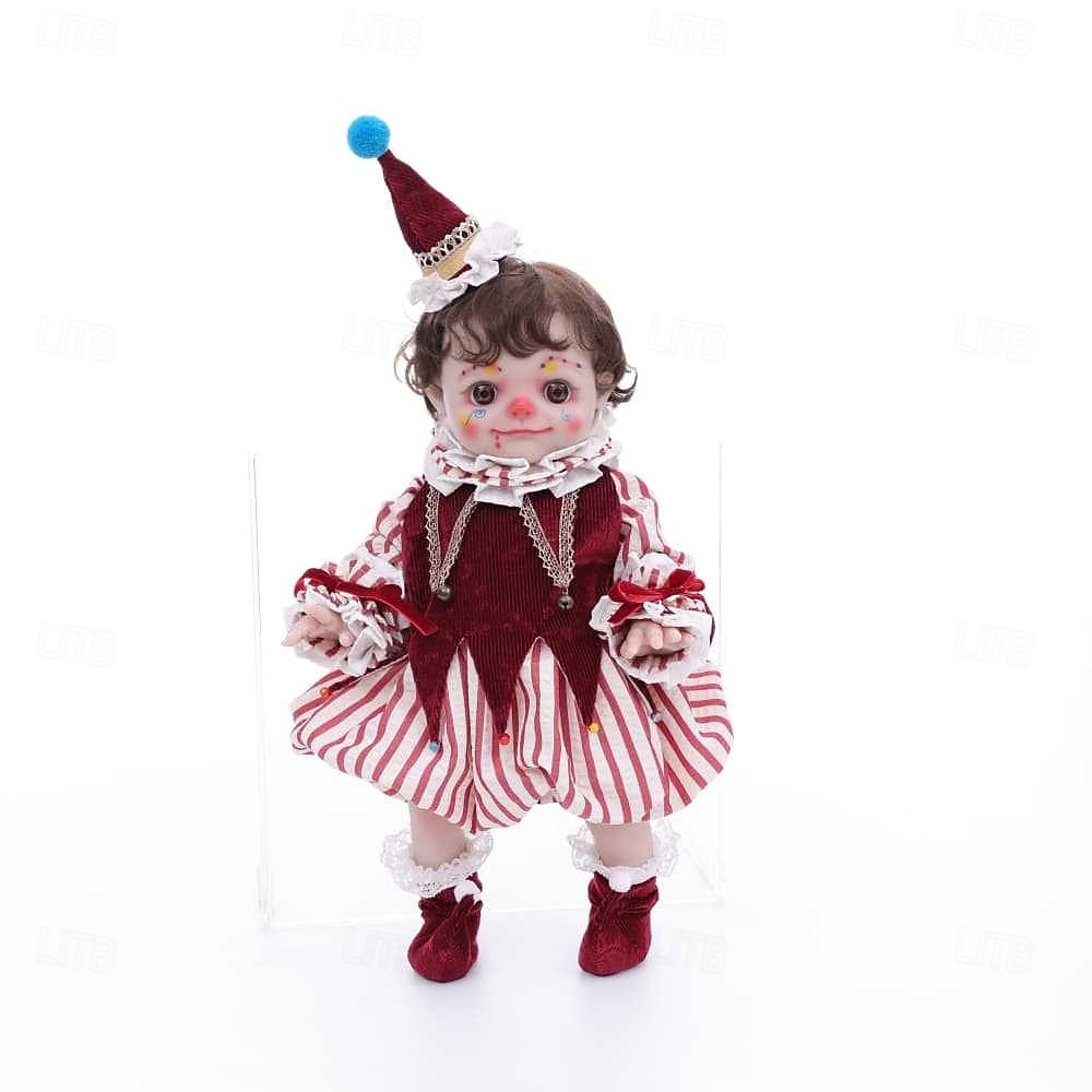 Poupées Filles Clown Reborn de 18 Pouces avec Cheveux Bouclés Chapeau à Carreaux Costume de Clown et Mini Tambour Poupées pour Filles de 5 Ans Cadeau de Noël pour Parents et Collectionneurs de 2025 ? $147.99 –P10