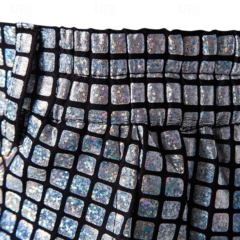 Per uomo Pantaloni Pantaloni Eleganti Pantaloni con paillettes Pantaloni lucidi Pantaloni da ballo Tasca Semplice Comodità Lunghezza intera Feste Affari Quotidiano Moda Streetwear Argento Nero del 2026 a $22.99 –P6