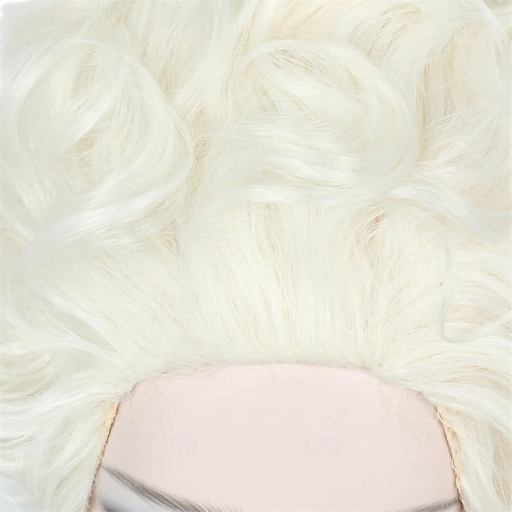 18th Century Short Blonde Wigs  Baroque Wig for Women fits 50s 80s Costume 2026 - $21.99 –P5