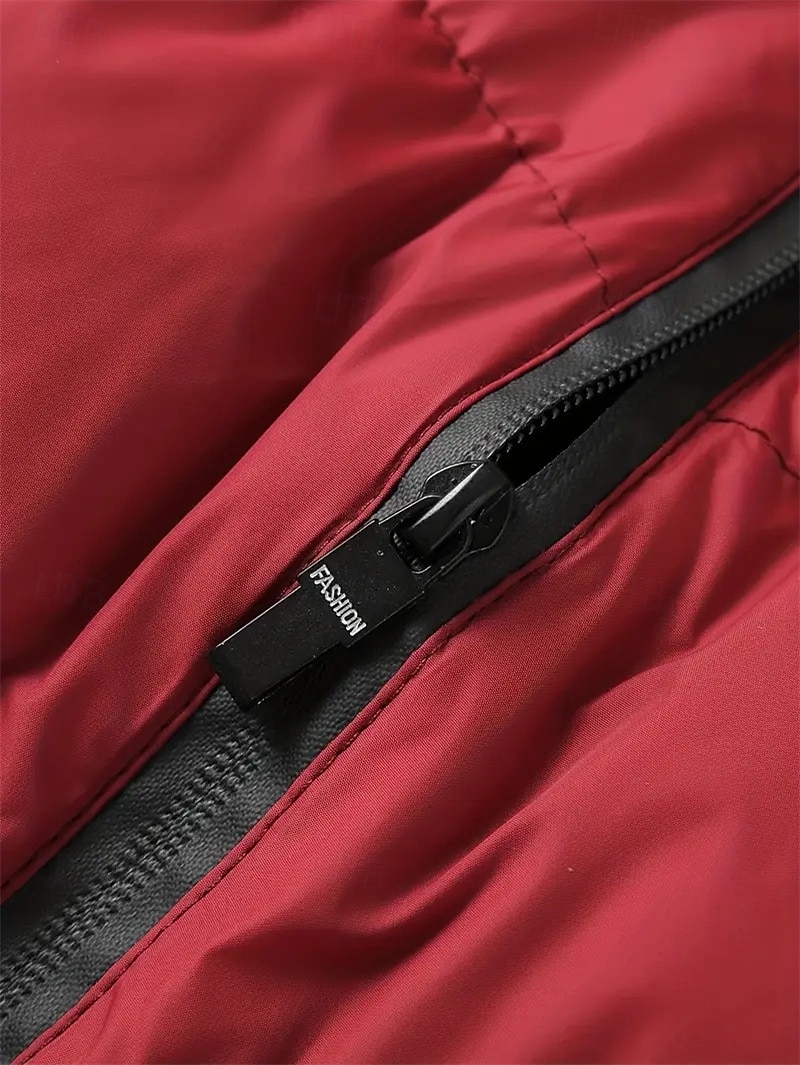 Per uomo Gilet imbottito Gilet Vacanza Quotidiano Data Moda Casual Autunno Inverno Tasca Poliestere Caldo Confortevole Tinta unica Cerniera Collo alla coreana Vestibilità regolare Blu Nero Giallo del 2026 a $30.99 –P6