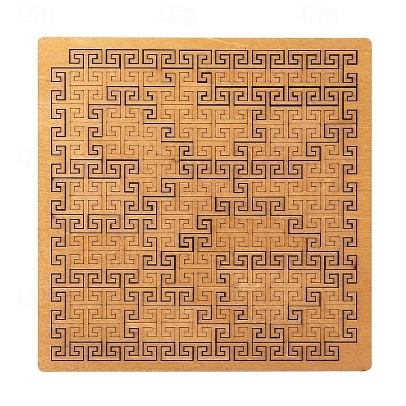 Rompecabezas fractales de madera: un desafiante juego de lógica geométrica para niños y adultos, ideal para aliviar el estrés y fomentar el pensamiento creativo. Un regalo educativo perfecto. 2026 - $21.99 –P6