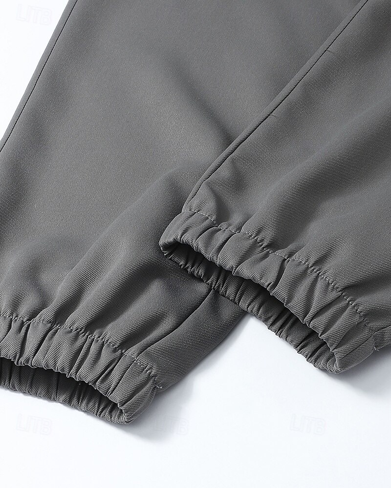 Herr Sportmjukisbyxor Casual joggingbyxor Militärbyxor Med fickor Underdelar Gym Fritids- Träningspass Höst vinter Gym Camping Träna Normal Sportkläder Sportkläder Solid färg Svart Kaki Armégrön 2026 - $21.99 –P7