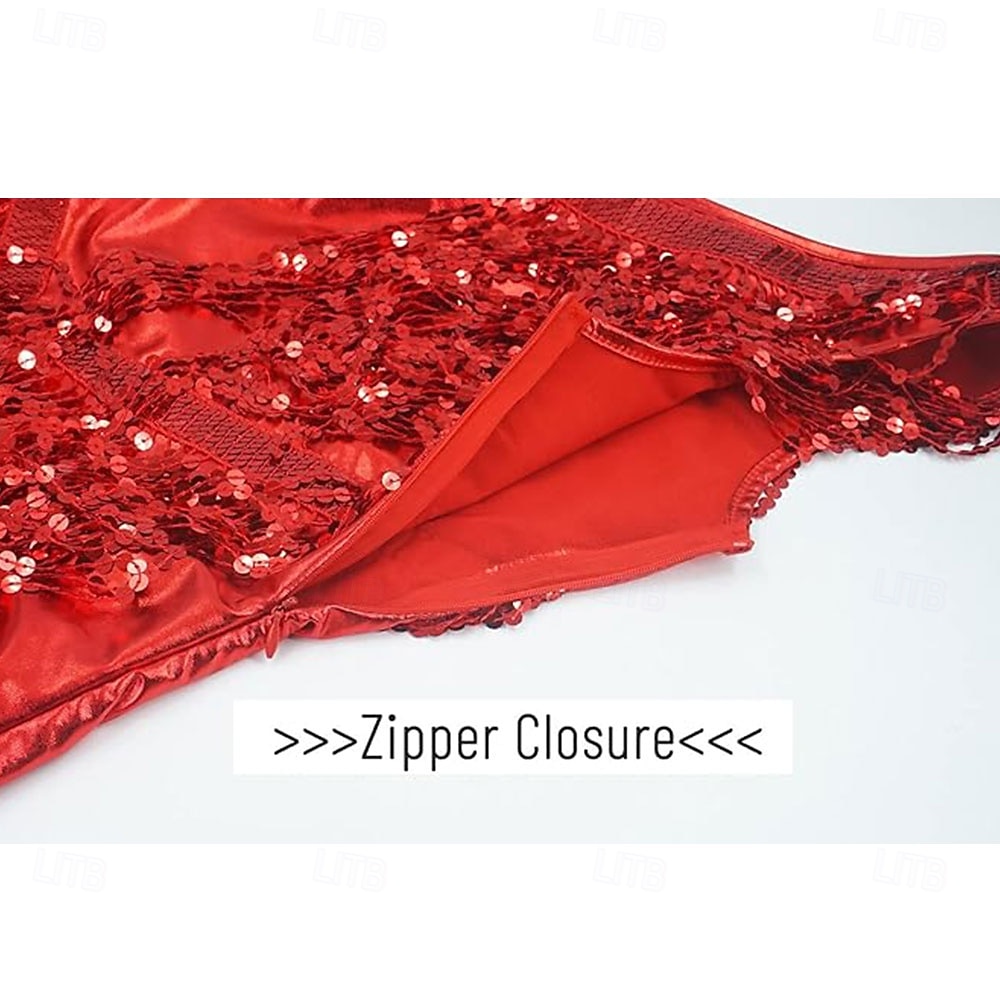 Samba Dancewear Women 1920s Dance Dress Sequin Tassel Fringe Flapper Latin Rumba Dress Glitter Salsa Tango Ballroom Dancing Dressesl Performance Costume 2026 - $47.99 –P7